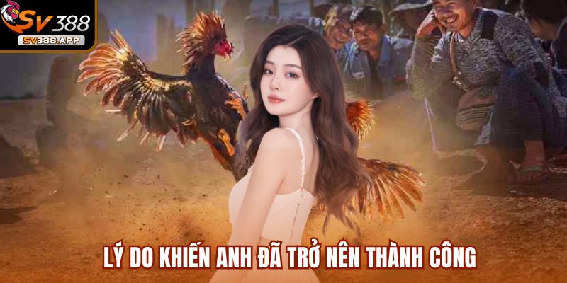 Lý do khiến anh đã trở nên thành công