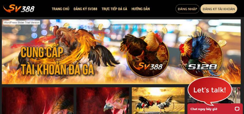 Giao diện sắc nét và bắt mắt của SV388